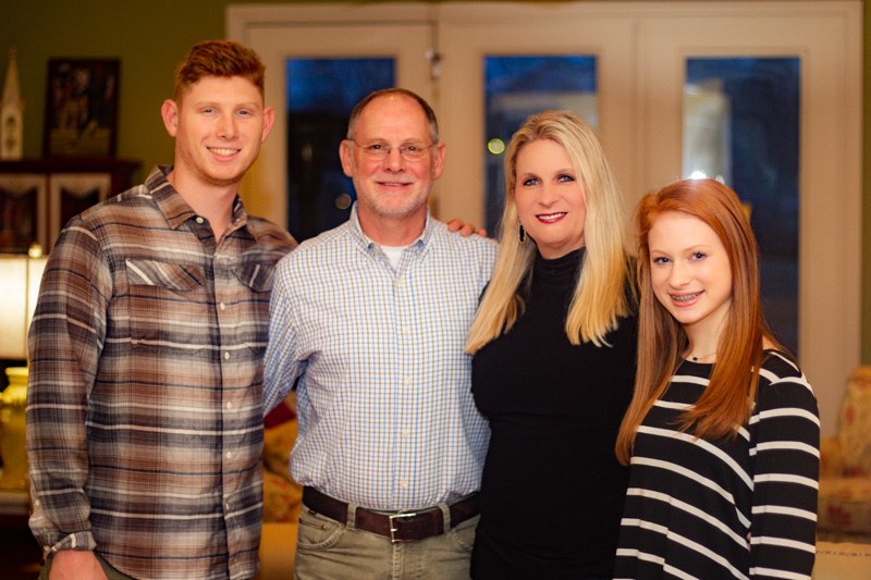 Photo of author Cindy Foust with her family