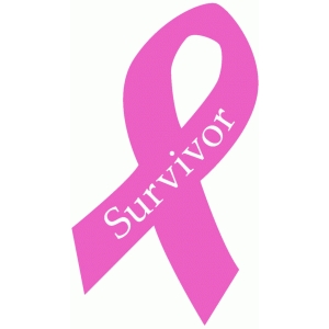 Breast Cancer Survivor ribbon